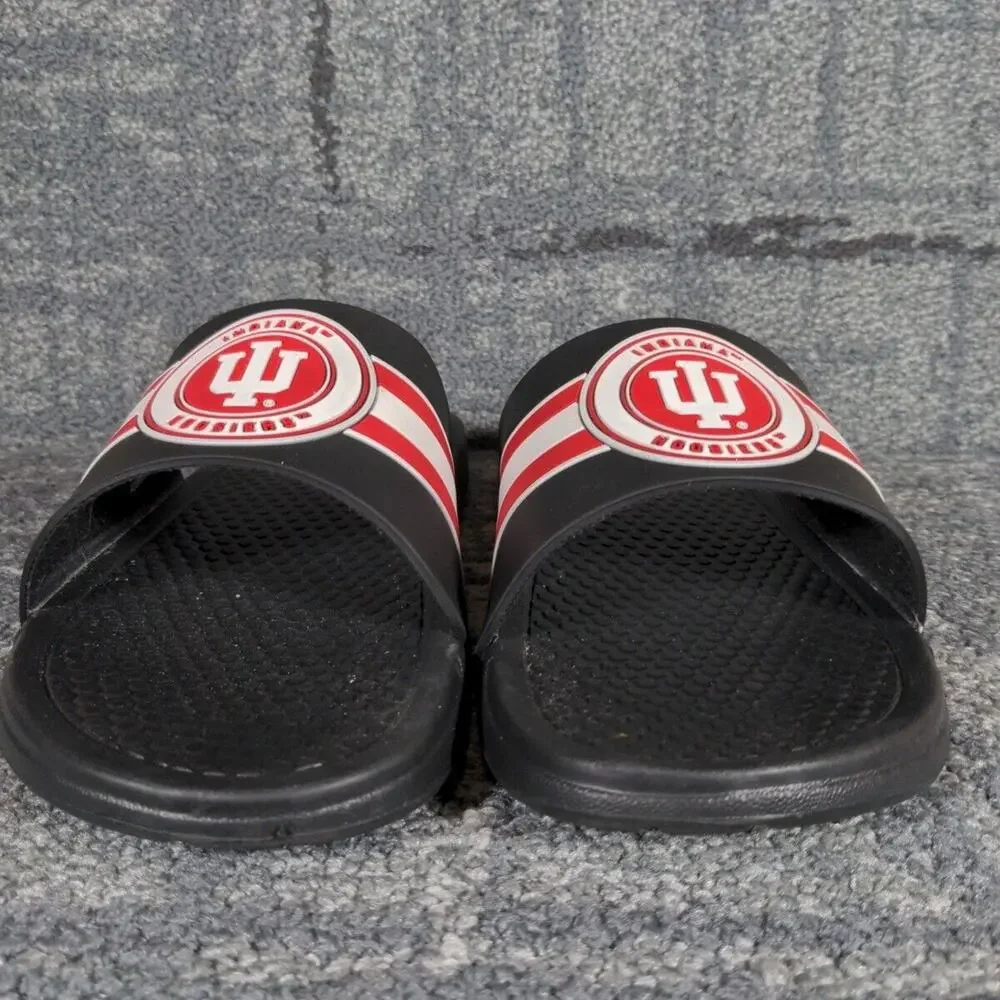 IU Indiana Hoosiers Legacy Sport‎ Men Slides Black Casual Summer Vacation 11-12